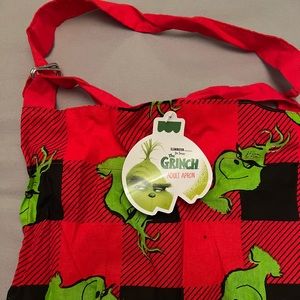 Grinch Apron with tags